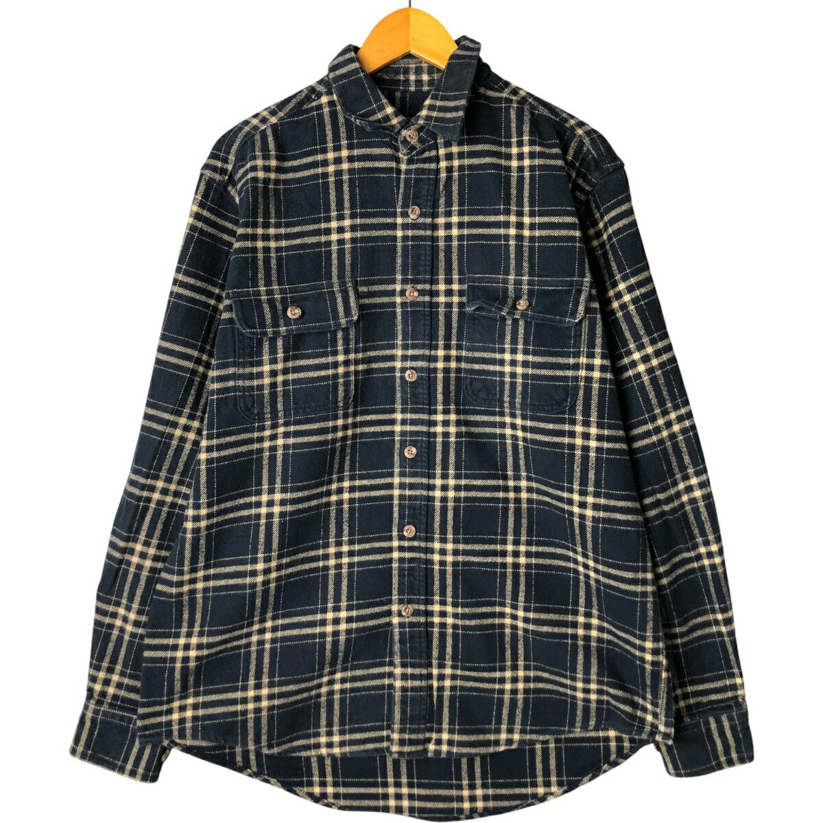 Rakuten - 古着 フィールドアンドストリーム FIELD&STREAM 長袖 フランネルチェックシャツ メンズL相当 /eaa592341 【中古】 【251102】 【SS2603_10】