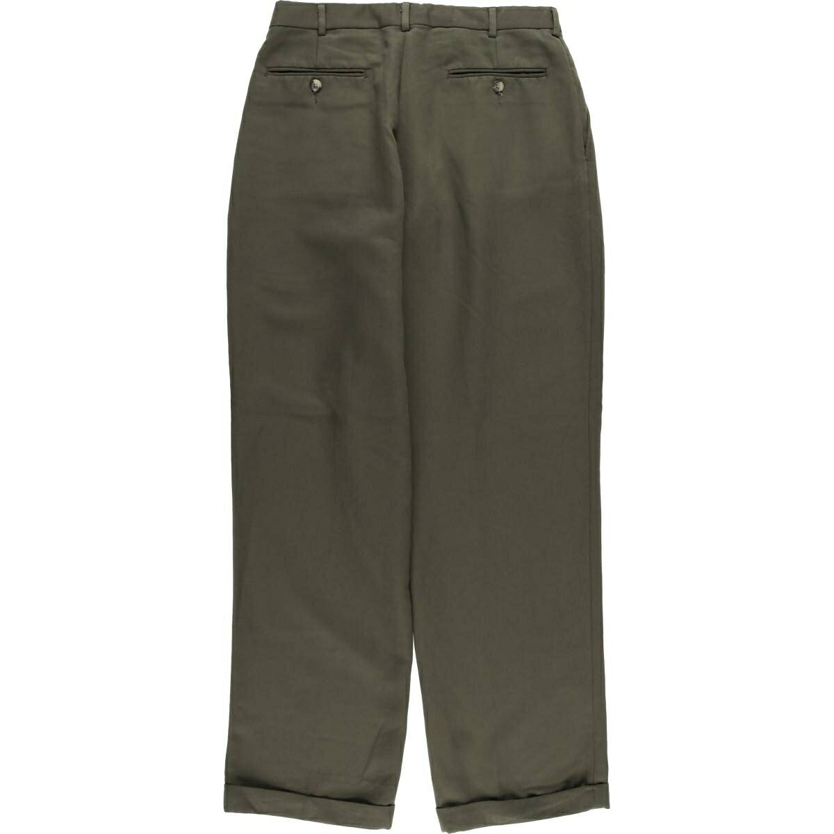 古着 90'S ラルフローレン Ralph Lauren CHAPS チャップス ツータック スラックスパンツ メンズw32相当 ヴィンテージ /eaa592348 【中古】 【251109】