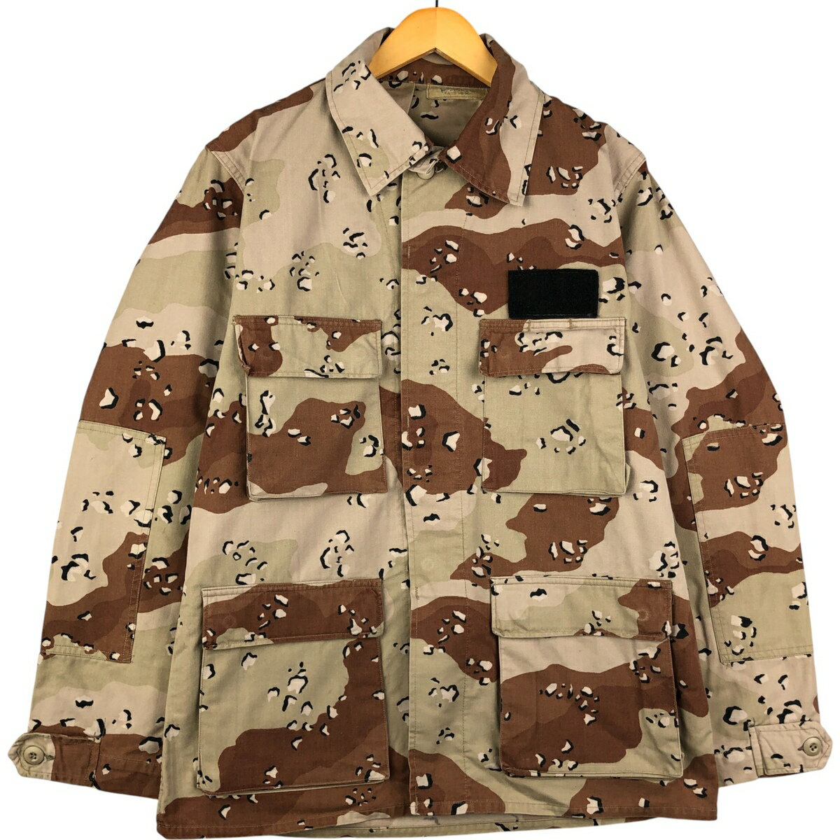 古着 80'S 米軍実品 迷彩柄 6C デザートチョコチップカモ B.D.U ミリタリージャケット USA製 MEDIUM-REGULAR メンズM相当 ヴィンテージ /eaa592390 【中古】 【251031】