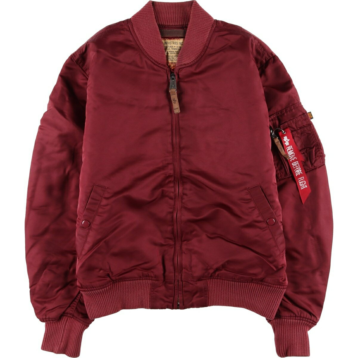 楽天市場】アルファ ma-1（カラーレッド）の通販