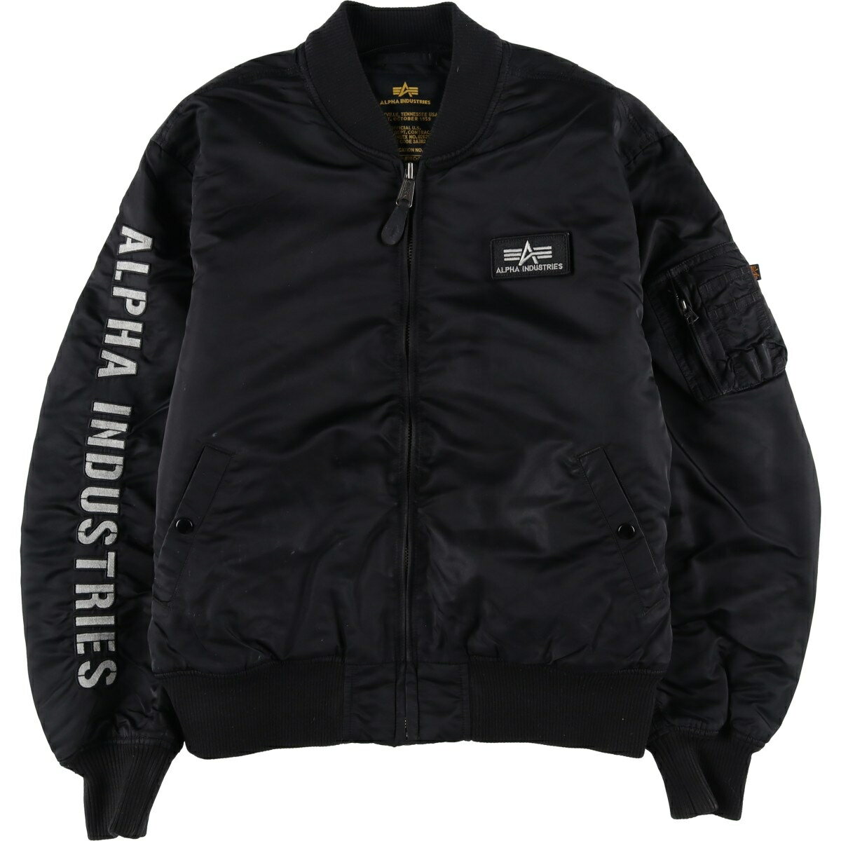 アルファ　MA-1 USA製 ブラック X-LARGE XLARGE OFFICIAL SITE（エクストララージ オフィシャルサイト）