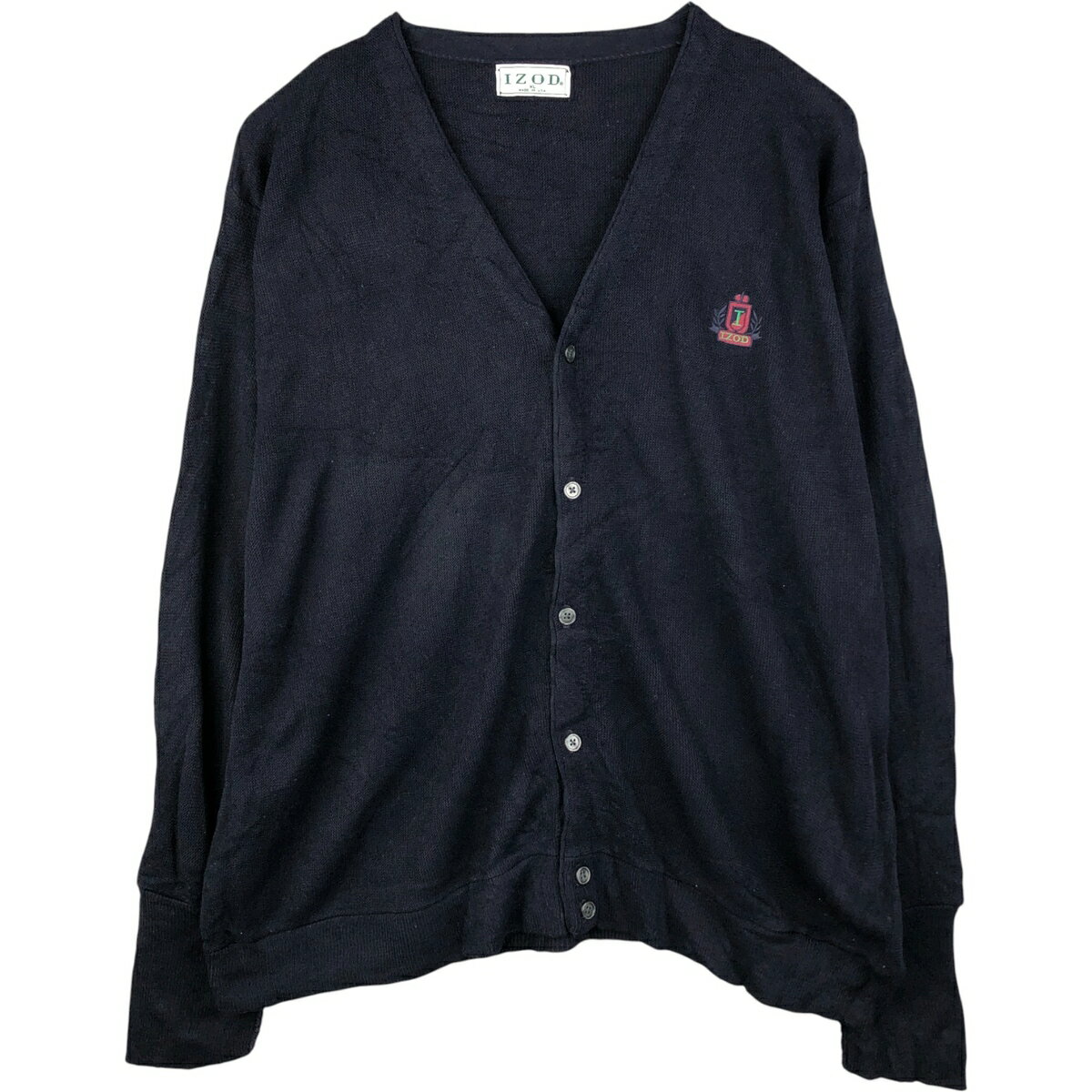 古着 90'S アイゾット IZOD アクリルニットカーディガン USA製 メンズXL相当 ヴィンテージ /eaa592617 【中古】 【251101】 【NH-2508】
