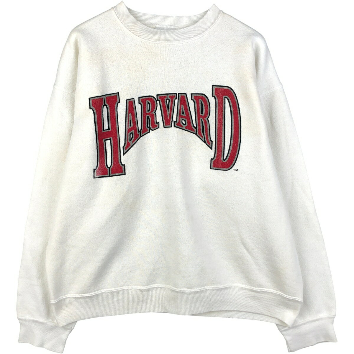 Other - 古着 90'S タルテックス Tultex カレッジスウェットシャツ トレーナー メンズL相当 ヴィンテージ /eaa592655 【中古】 【251101】 【NH-2508】 【SS2603_10】 ホワイト系 春夏秋冬