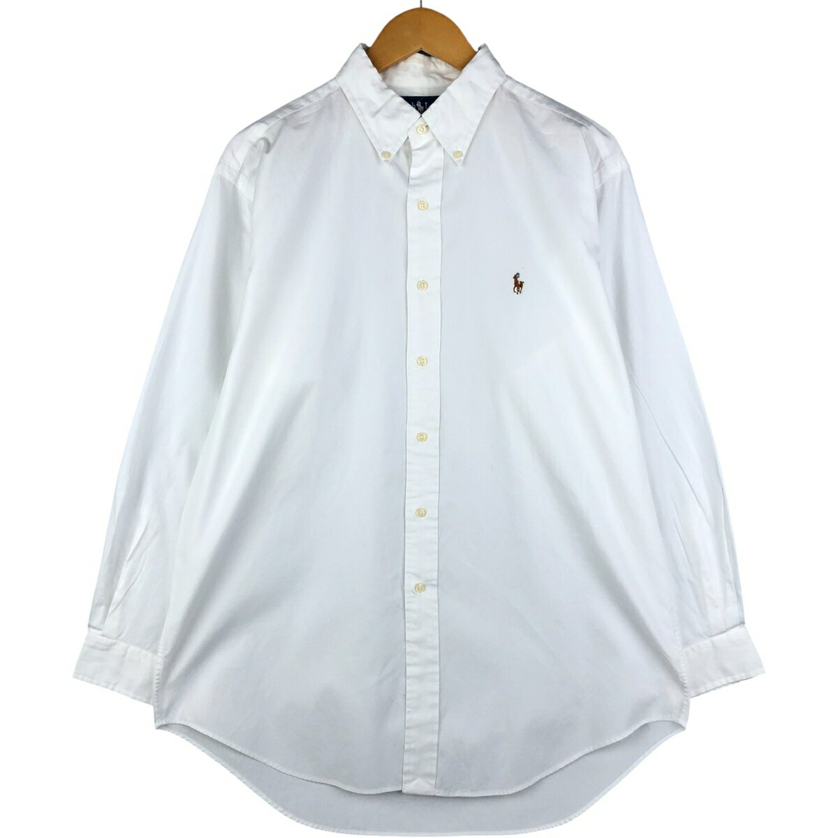 樂天商城 - 古着 ラルフローレン Ralph Lauren YARMOUTH 長袖 ボタンダウンシャツ メンズL相当 /eaa592731 【中古】 【251027】