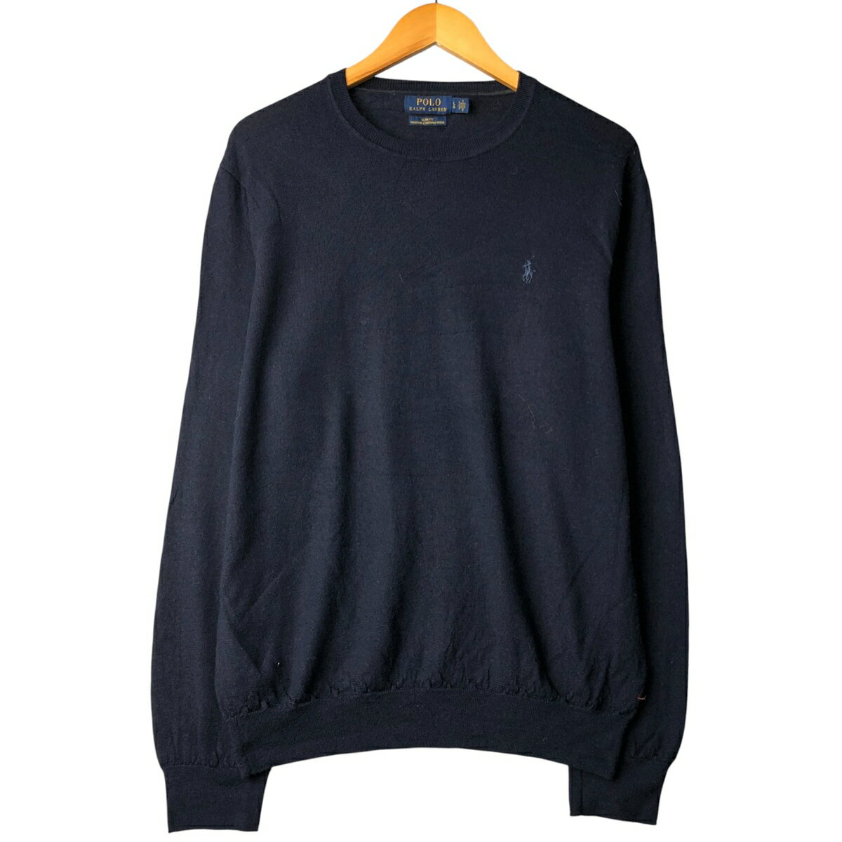 古着 ラルフローレン Ralph Lauren POLO RALPH LAUREN SLIM FIT メリノウールニットセーター メンズL相当 /eaa592819 【中古】 【251103】