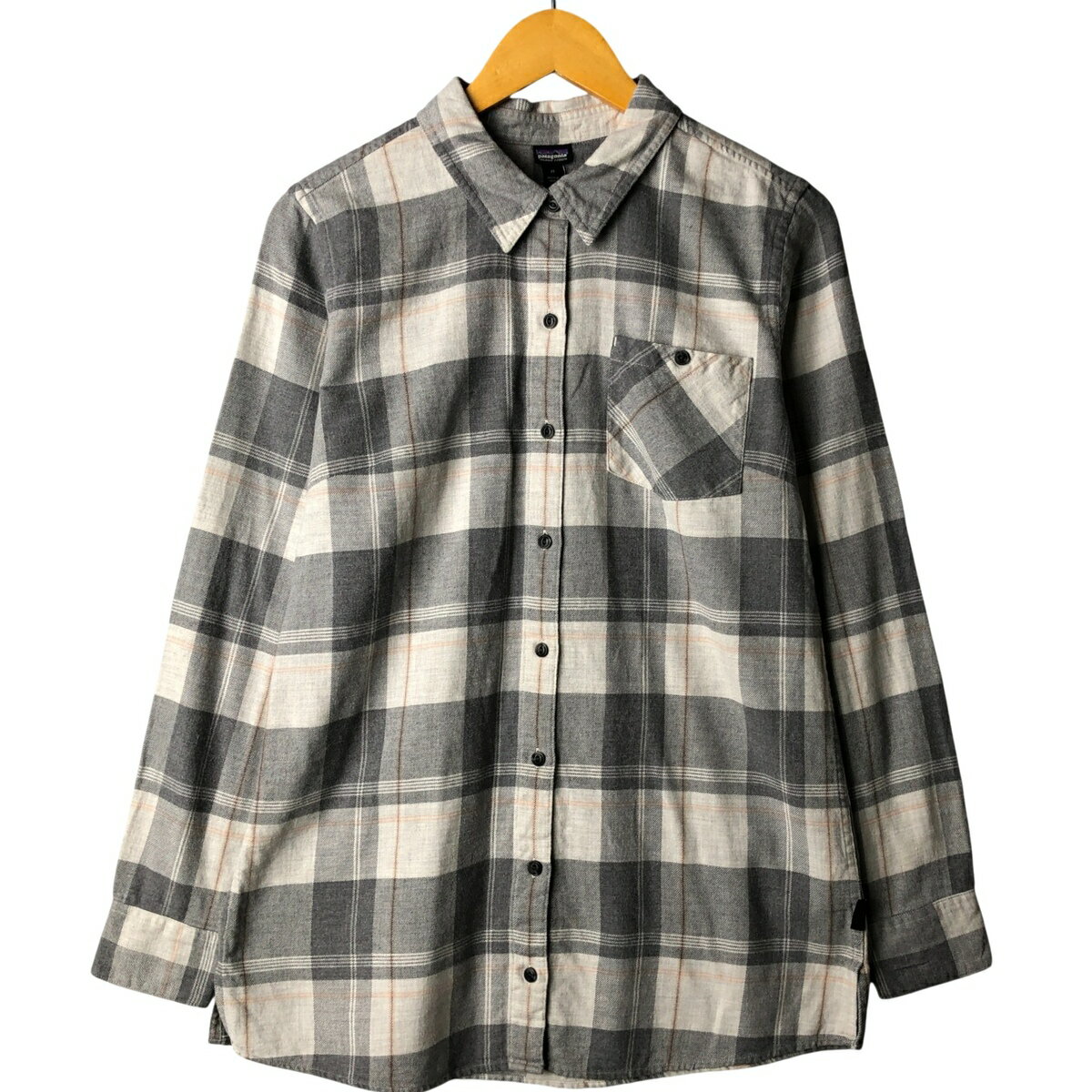 ���� �ѥ����˥� Patagonia ORGANIC COTTON �������˥å����åȥ� 53235FA17 �����å��� Ĺµ �饤�ȥͥ륷��� ��ǥ�����M��...