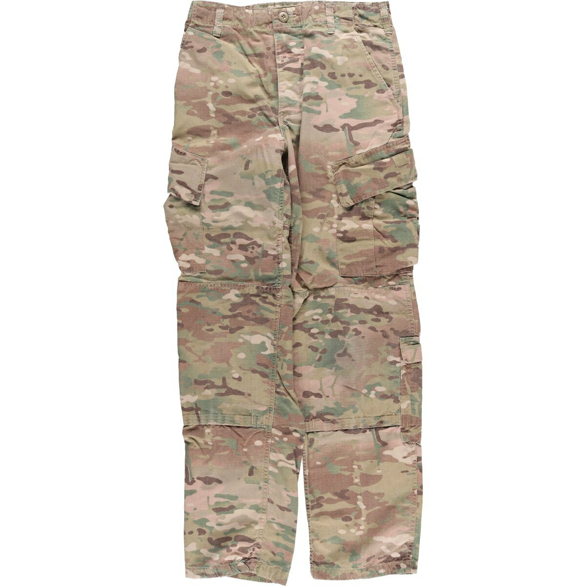 商品詳細 ブランド・UNKNOWN・ 特徴・米軍実品・リップストップ・ボタンフライ・ダブルニー・裾調節可能・ モデル/形状・Trouser, Army Combat Uniform, Flame Resistant・ミリタリー カーゴパンツ コンバットパンツ・ 素材・レーヨン:65%・パラ アラミド:25%・ナイロン:10%・ 色・カーキ系 セージグリーン・ブラウン系 茶色・ 柄・迷彩柄・マルチカムカモ・ 生産国・USA製・ 年代 サイズ・メンズS・表記サイズ:SMALL - REGULAR・ウエスト:78cm・股上:35cm・股下:83cm・もも周り:64cm・裾周り:42cm・ コンディション・C・ カテゴリ・メンズ・ボトムス・ロングパンツ・ミリタリー・カーゴパンツ・ 商品番号・eaa593233・ 取扱店・・ スタッフコメントTrouser, Army Combat Uniform, Flame Resistant ミリタリー カーゴパンツ コンバットパンツ / メンズS / 商品番号 eaa593233 USEDミリタリーアイテムですので薄汚れ・擦れなどの使用感がありますが、ミリタリーアイテムのリアルな表情として捉えていただきご注文御願いします。 【状態追記】 ●後、ドローコードにダメージ※状態は当社独自の基準です。 着用感表記サイズウエスト股上股下もも周り裾周り メンズSSMALL - REGULAR(※着用感、表記サイズは目安です。)78cm35cm83cm64cm42cm ※測定値の若干の誤差はご了承下さい。サイズガイドはこちら ブランドUNKNOWN 特徴米軍実品 / リップストップ / ボタンフライ / ダブルニー / 裾調節可能モデル/形状Trouser, Army Combat Uniform, Flame Resistant / ミリタリー カーゴパンツ コンバットパンツ素材レーヨン:65% / パラ アラミド:25% / ナイロン:10%色カーキ系 セージグリーン / ブラウン系 茶色柄迷彩柄 / マルチカムカモ生産国USA製年代-カテゴリミリタリー・カーゴパンツ商品番号eaa593233取扱店　　 ミリタリー・カーゴパンツの他の商品を見る