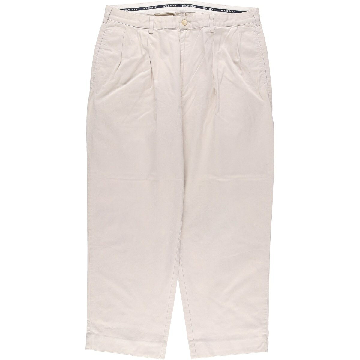 商品詳細 ブランド・Ralph Lauren・ラルフローレン・ 特徴・ツータック・ワイドパンツ・ジッパーフライ・ モデル/形状・POLO GOLF ポロゴルフ・チノパンツ・ 素材・コットン:100%・ 色・ベージュ系・ 柄・無地・ワンポイント・ 生産国・USA製・ 年代 サイズ・メンズw37・表記サイズ:W38L30・ウエスト:94cm・股上:32cm・股下:72cm・もも周り:78cm・裾周り:48cm・ コンディション・C・ カテゴリ・メンズ・ボトムス・ロングパンツ・チノパン・ 商品番号・eaa593332・ 取扱店・・ スタッフコメントRalph Lauren POLO GOLF ポロゴルフ チノパンツ / メンズw37 / 商品番号 eaa593332 USEDですので使用感などございますが、まだまだご愛用していただけます。 古着という事をご理解の上ご注文よろしくお願いします。 【状態追記】 ●前、左ポケット内側に汚れ※状態は当社独自の基準です。 着用感表記サイズウエスト股上股下もも周り裾周り メンズw37W38L30(サイズ表記W38ですが、計測値によりメンズw37相当です。)94cm32cm72cm78cm48cm ※測定値の若干の誤差はご了承下さい。サイズガイドはこちら ブランドRalph Laurenラルフローレン 特徴ツータック / ワイドパンツ / ジッパーフライモデル/形状POLO GOLF ポロゴルフ / チノパンツ素材コットン:100%色ベージュ系柄無地 / ワンポイント生産国USA製年代-カテゴリチノパン商品番号eaa593332取扱店　　 ラルフローレンの他の商品を見るチノパンの他の商品を見る