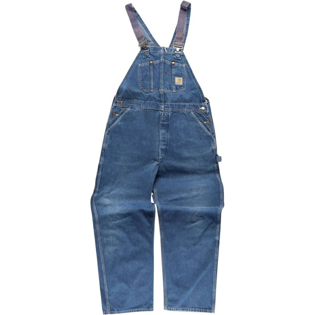 古着 ビッグサイズ ~00'S カーハート Carhartt デニムオーバーオール USA製 メンズw39相当 /eaa593394 【中古】 【251117】