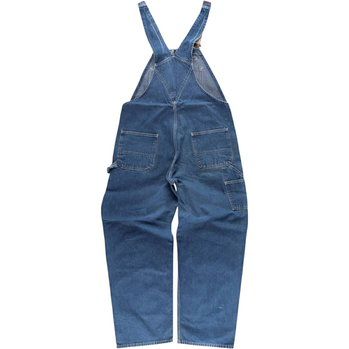 古着 ビッグサイズ ~00'S カーハート Carhartt デニムオーバーオール USA製 メンズw39相当 /eaa593394 【中古】 【251117】