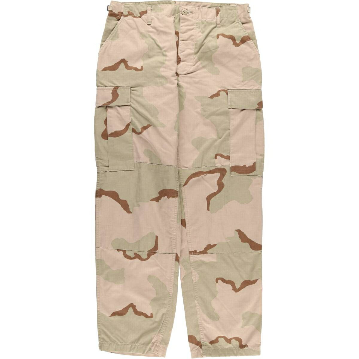 古着 90'S 米軍実品 迷彩柄 3C デザートカモ リップストップ ミリタリー カーゴパンツ コンバットパンツ USA製 MEDIUM-REGULAR メンズw35相当 ヴィンテージ /eaa593527 【中古】 【251109】 【SS2606_30