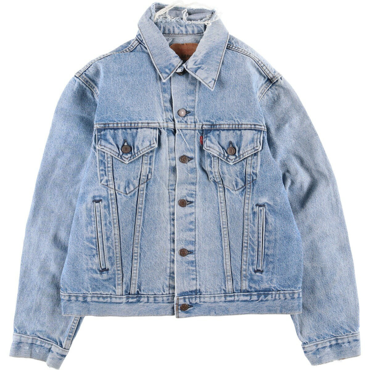 古着 80'S~ リーバイス Levi's デニムジャケット Gジャン USA製 メンズM相当 ヴィンテージ /eaa593601 【中古】 【251114】 【SS2603_10】 ブルー系 春秋冬