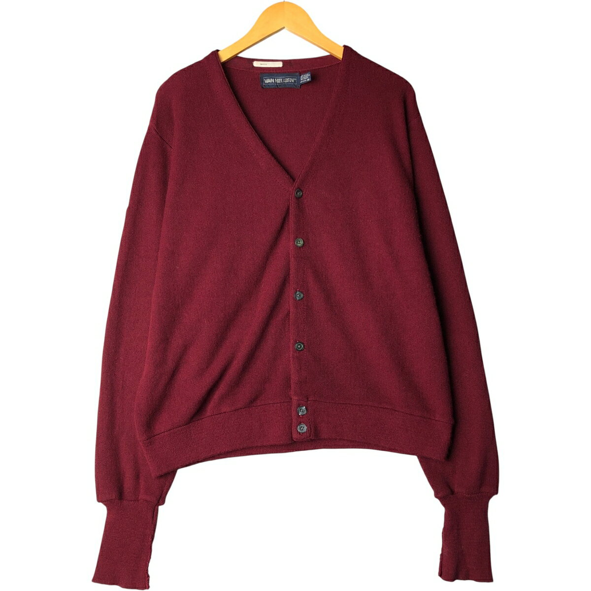 Rakuten - 古着 90'S ヴァンヒューゼン VAN HEUSEN アクリルニットカーディガン USA製 メンズXL相当 ヴィンテージ /eaa593762 【中古】 【251205】 【SS2606_10】