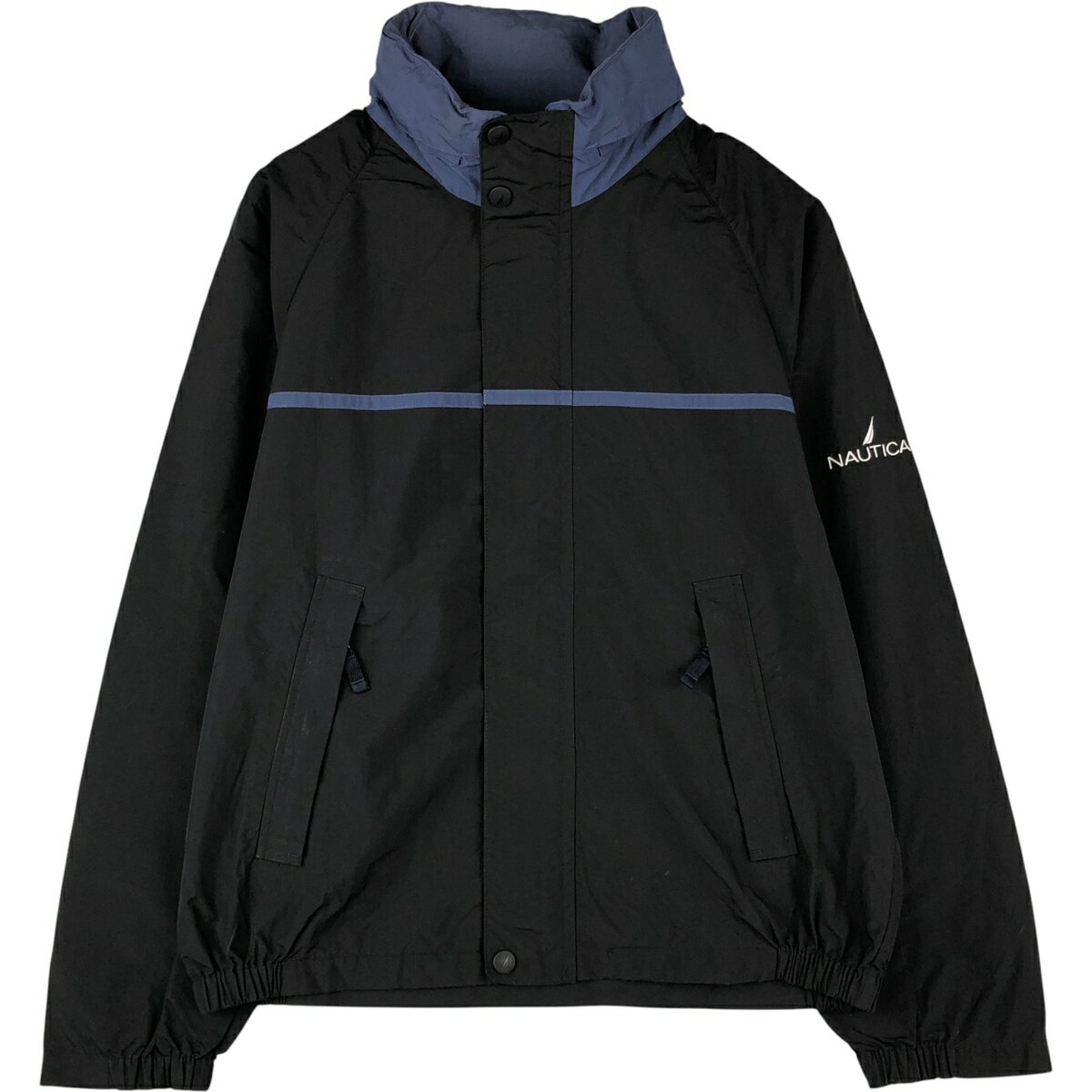 Rakuten - 古着 ノーティカ NAUTICA セーリングジャケット メンズL相当 /eaa593807 【中古】 【251110】 【NH-2508】 【SS2603_10】 ブラック系 春秋冬