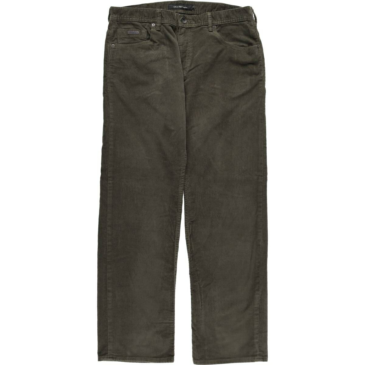 樂天商城 - 古着 カルバンクライン Calvin klein JEANS コーデュロイパンツ メンズw36相当 /eaa593868 【中古】 【251117】 カーキ系 春夏秋冬