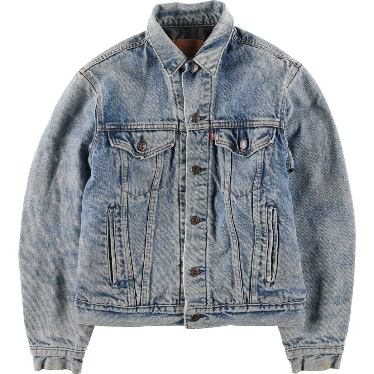 古着 リーバイス Levi's デニムジャケット Gジャン USA製 メンズS相当 ヴィンテージ /eaa593951 【中古】 【251117】 【SS2603_10】 ブルー系 春秋冬