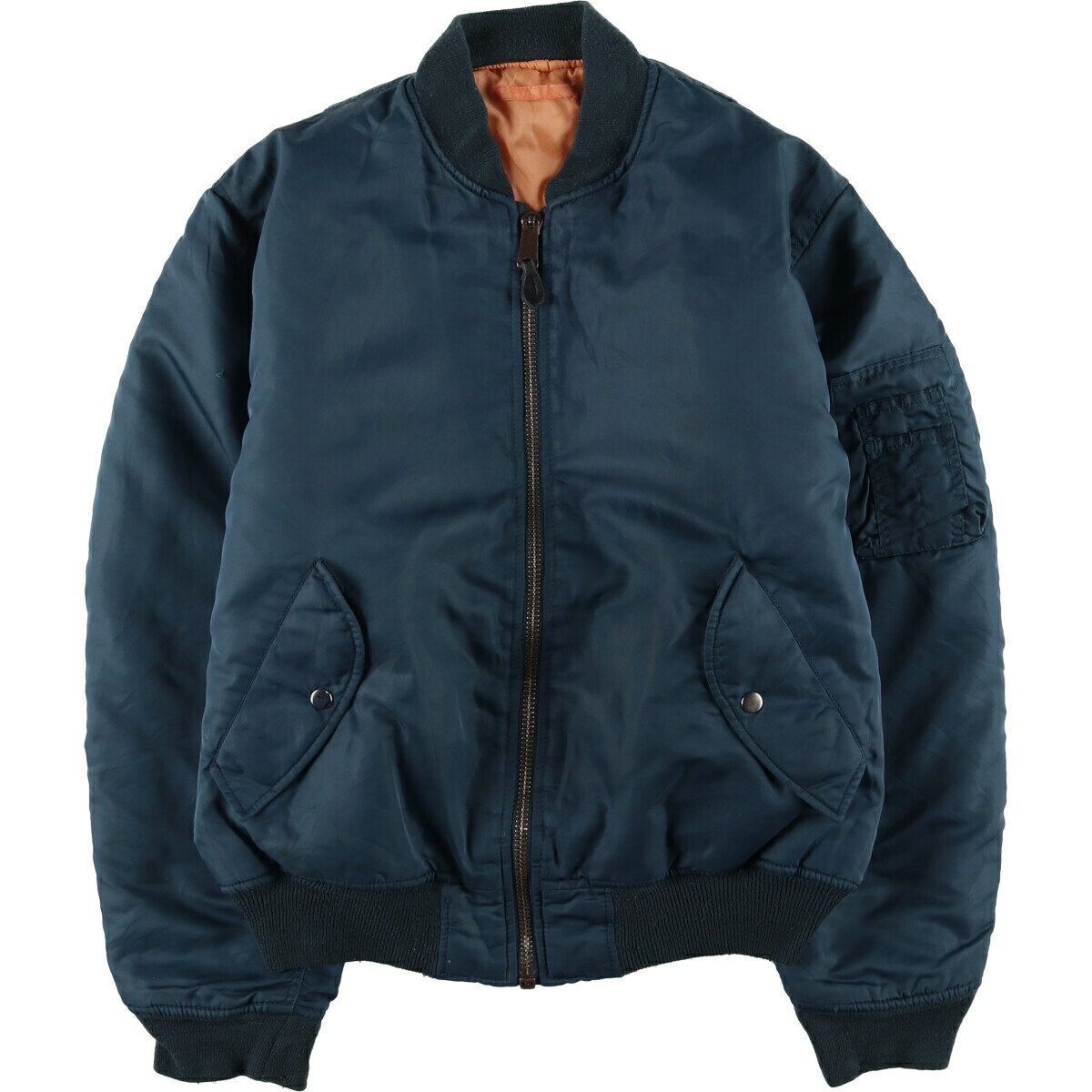 楽天市場】alpha ma－1 中古 ネイビーの通販