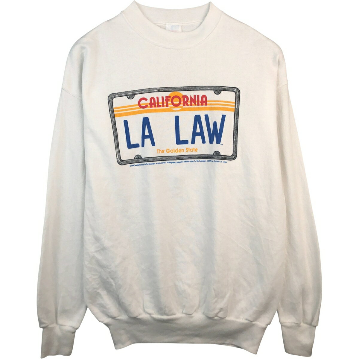 古着 80'S プリントスウェットシャツ トレーナー USA製 メンズXL相当 ヴィンテージ /eaa594112 【中古】 【251029】 【NH-2508】(4)