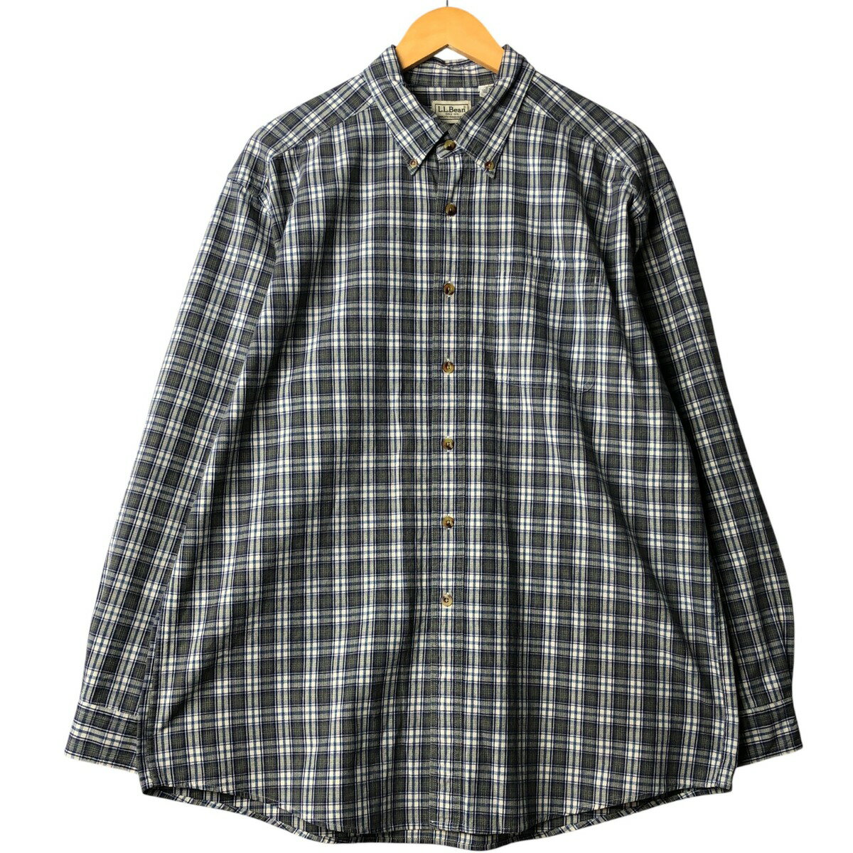 Rakuten - 古着 90~00'S エルエルビーン L.L.Bean 長袖 ボタンダウンチェックシャツ メンズL相当 ヴィンテージ /eaa594242 【中古】 【251024】 【SS2606_30
