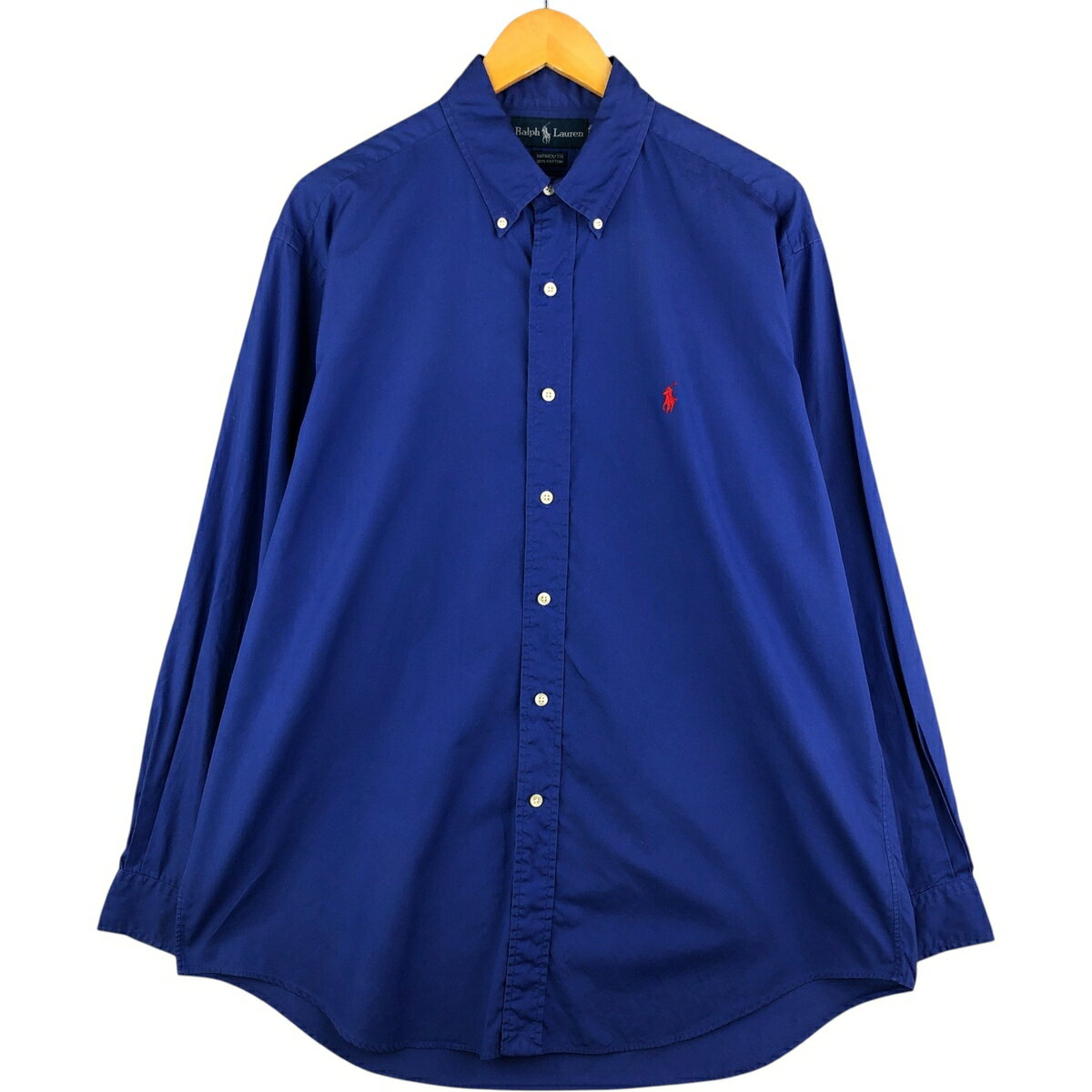 古着 ラルフローレン Ralph Lauren YARMOUTH 長袖 ボタンダウンシャツ メンズL相当 /eaa594723 【中古..