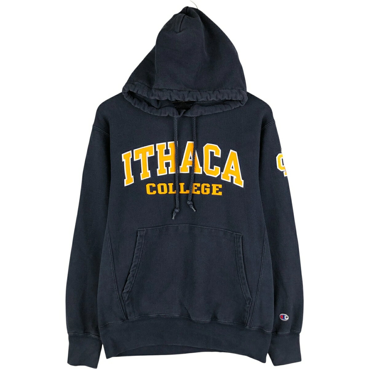 樂天商城 - 古着 00'S チャンピオン Champion ORIGINAL REVERSE WEAVE オリジナルリバースウィーブ カレッジ スウェットプルオーバーパーカー メンズS相当 /eaa595020 【中古】 【251104】 ネイビー系 春夏秋冬