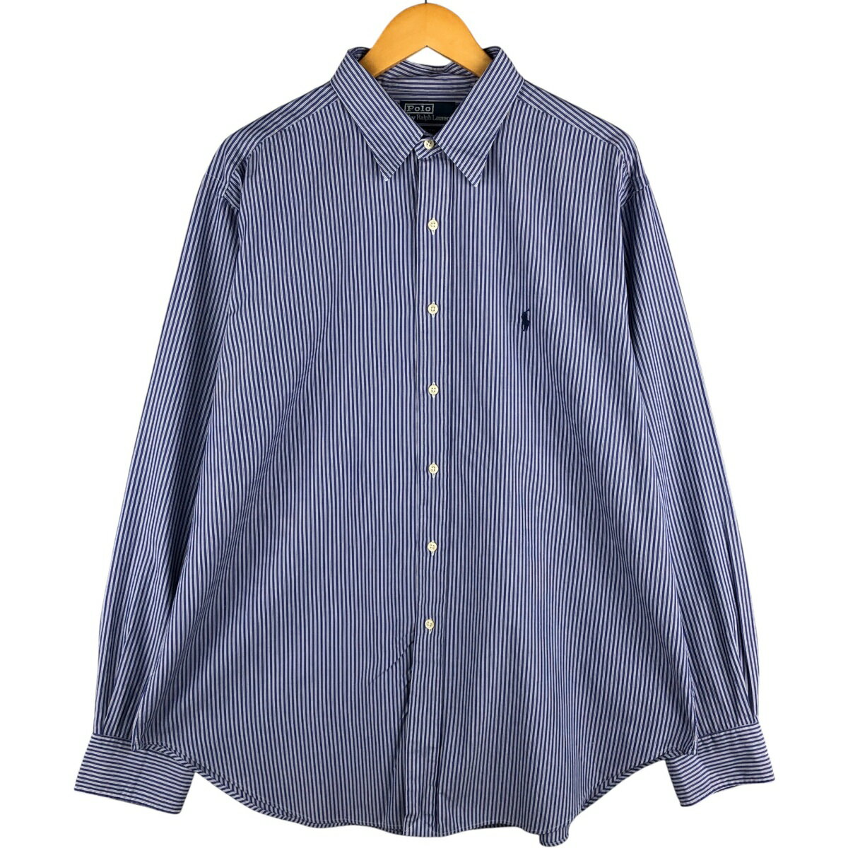 古着 ラルフローレン Ralph Lauren POLO by Ralph Lauren ANDREW 長袖 ストライプシャツ メンズXL相当 /eaa595087 【中古】 【251108】