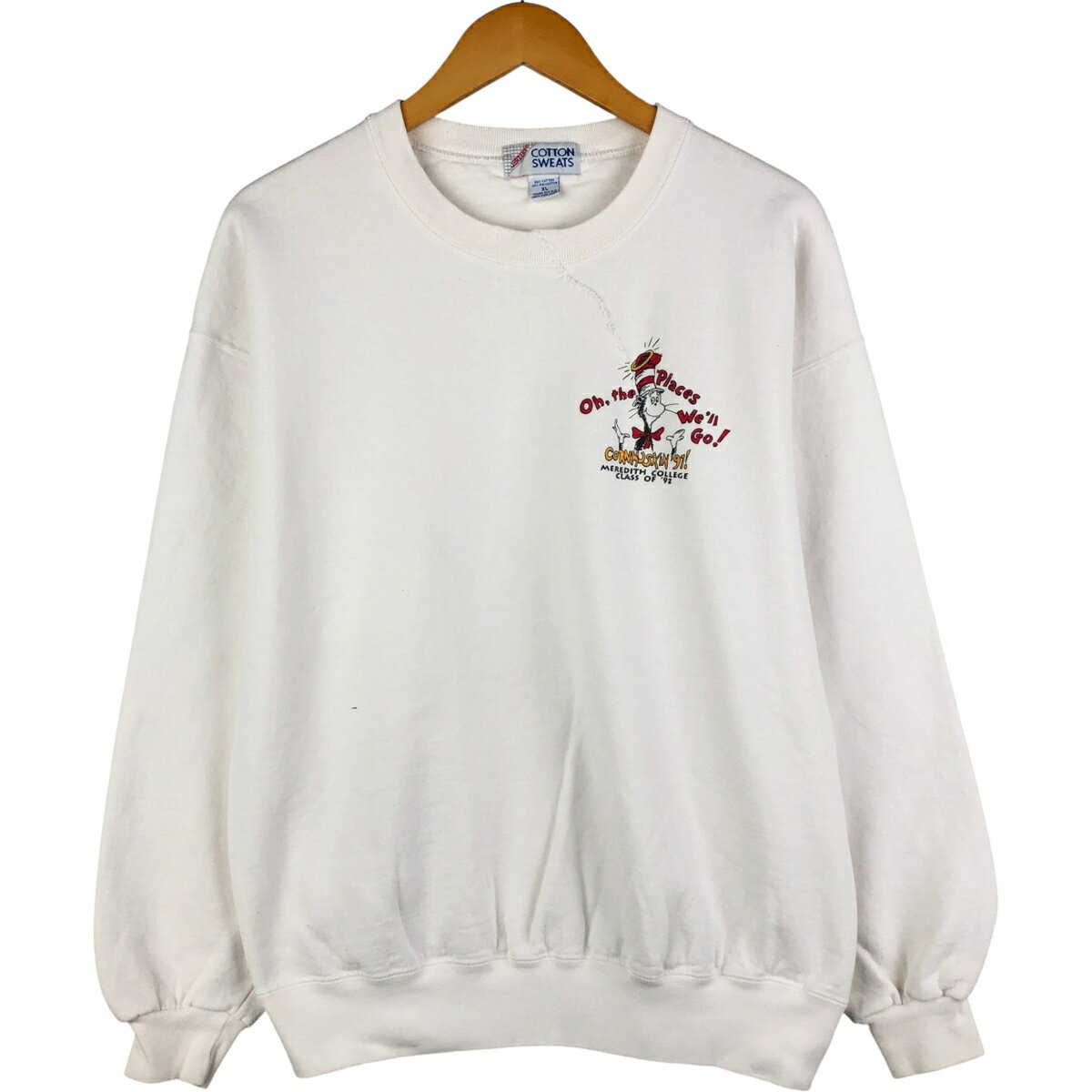 古着 90'S ジャージーズ Jerzees The Cat in the Hat キャット イン ザ ハット キャラクタースウェットシャツ トレーナー USA製 メンズXL相当 ヴィンテージ /eaa595113 【中古】 【251117】