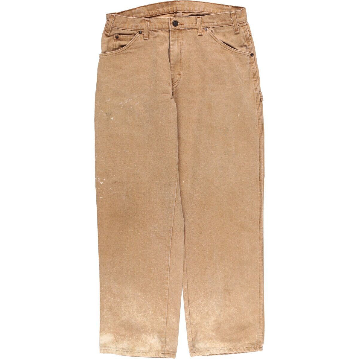樂天商城 - 古着 ディッキーズ Dickies ダックペインターパンツ メンズw33相当 /eaa595172 【中古】 【251114】 ベージュ系 春夏秋冬