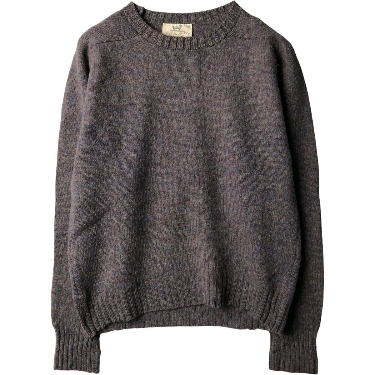古着 80'S Lord Jeff ウールニットセーター USA製 メンズM相当 ヴィンテージ /eaa595281 【中古】 【25..