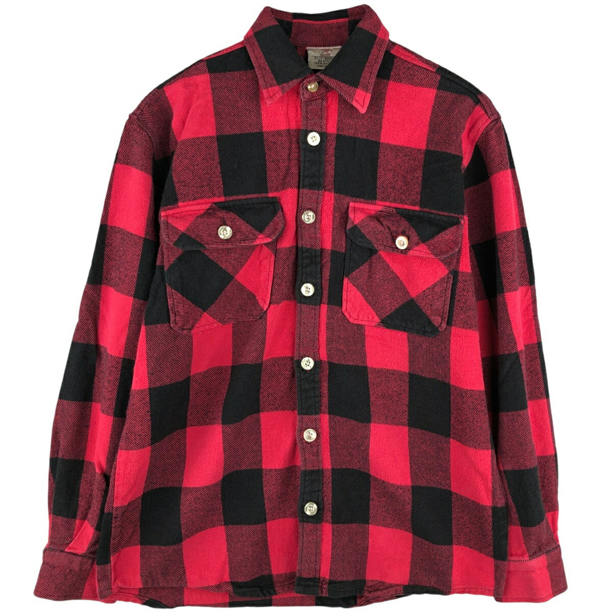 古着 ロスコ ROTHCO バッファローチェック 長袖 フランネルチェックシャツ メンズS相当 /eaa595494 【中古】 【251110】 【ADEL/アデル】 【NH-2508】