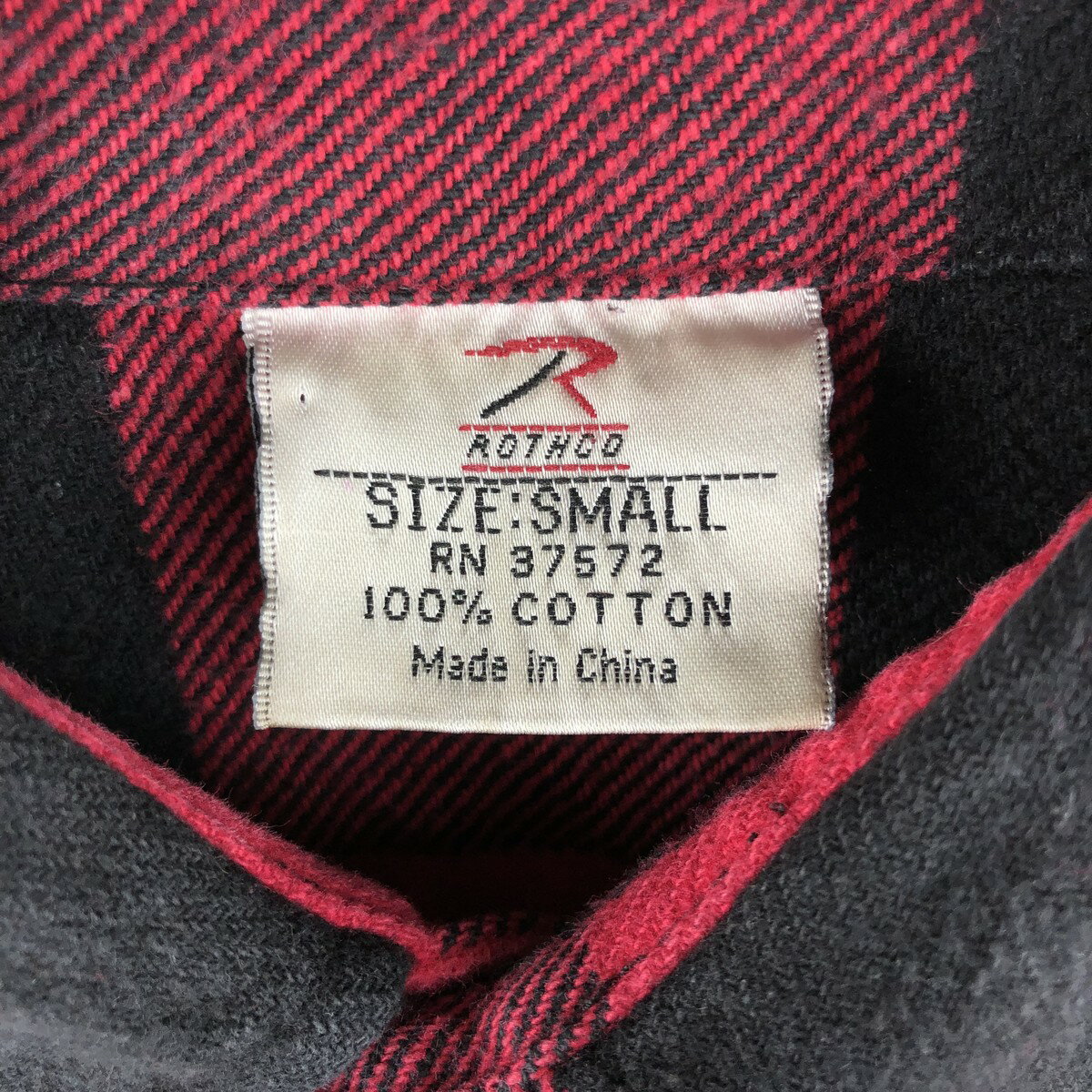 古着 ロスコ ROTHCO バッファローチェック 長袖 フランネルチェックシャツ メンズS相当 /eaa595494 【中古】 【251110】 【ADEL/アデル】 【NH-2508】