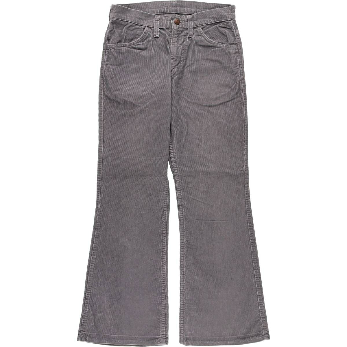 古着 70~80'S リーバイス Levi's フレアカット コーデュロイパンツ レディースM(w26)相当 ヴィンテージ /eaa595502 【中古】 【251109】 【Elulu/エルル】 グレー系 春夏秋冬