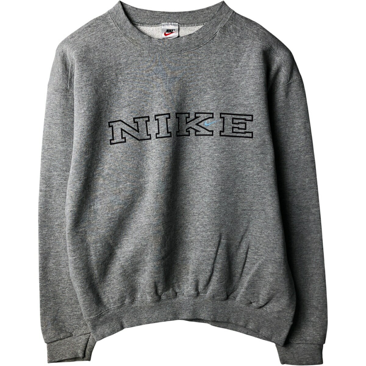 古着 90'S ナイキ NIKE ロゴスウェットシャツ トレーナー USA製 メンズM相当 ヴィンテージ /eaa595…