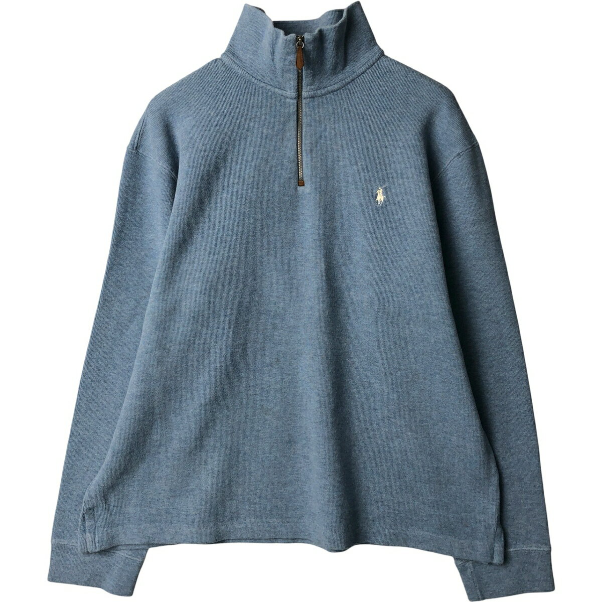 Other - 古着 ラルフローレン Ralph Lauren POLO by Ralph Lauren ハーフジップスウェットシャツ トレーナー メンズXL相当 /eaa595638 【中古】 【251108】 【NH-2508】 ブルー系 春夏秋冬