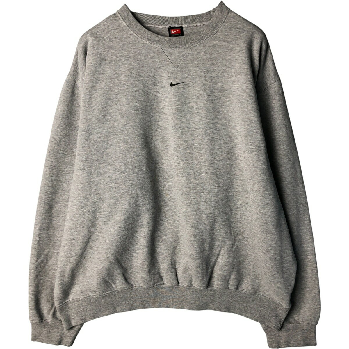 Rakuten - 古着 00'S ナイキ NIKE TEAM センターロゴ ワンポイントロゴスウェットシャツ トレーナー メンズXXL相当 /eaa595756 【中古】 【251108】 【NH-2508】 グレー系 春夏秋冬