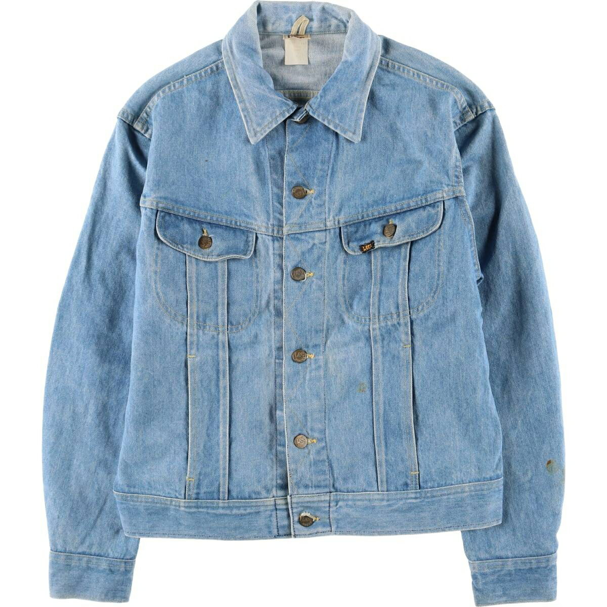 古着 80'S リー Lee デニムジャケット Gジャン メンズL相当 ヴィンテージ /eaa595848 【中古】 【251117】 【SS2603_10】 ブルー系 春秋冬