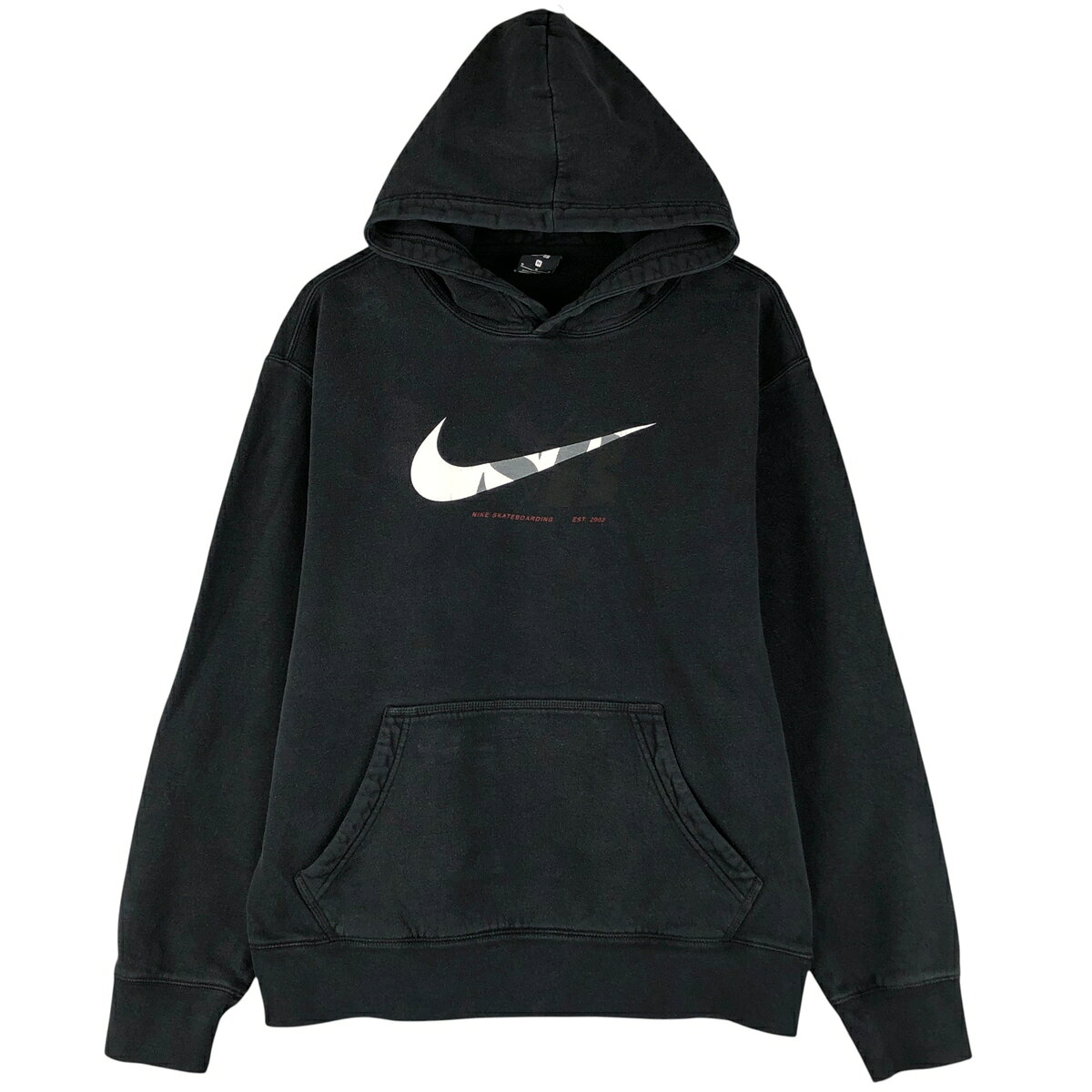 商品詳細 ブランド・NIKE・ナイキ・ 特徴・プルオーバー・長袖・ モデル/形状・SB・スウェットプルオーバーパーカー・ 素材・コットン:80%・ポリエステル:20%・ 色・ブラック系 黒色・ 柄・ロゴプリント・ロゴパッチ・ 生産国・マレーシア製・ 年代 サイズ・メンズM・表記サイズ:M・着丈:65cm・身幅:57cm・肩幅:53cm・袖丈:60.5cm・ コンディション・C・ カテゴリ・メンズ・トップス・スウェット・パーカー・ 商品番号・eaa596244・ 取扱店・・ スタッフコメントNIKE SB スウェットプルオーバーパーカー / メンズM / 商品番号 eaa596244 USEDですので使用感などございますが、まだまだご愛用していただけます。 古着という事をご理解の上ご注文よろしくお願いします。 【状態追記】 ●フード紐欠損 ●前、左袖先に擦れ ●前、左袖先(内側)に汚れ ●後、両袖先(内側)に汚れ※状態は当社独自の基準です。 着用感表記サイズ着丈身幅肩幅袖丈 メンズMM(※着用感、表記サイズは目安です。)65cm57cm53cm60.5cm ※測定値の若干の誤差はご了承下さい。サイズガイドはこちら ブランドNIKEナイキ 特徴プルオーバー / 長袖モデル/形状SB / スウェットプルオーバーパーカー素材コットン:80% / ポリエステル:20%色ブラック系 黒色柄ロゴプリント / ロゴパッチ生産国マレーシア製年代-カテゴリパーカー商品番号eaa596244取扱店　　 ナイキの他の商品を見るパーカーの他の商品を見る