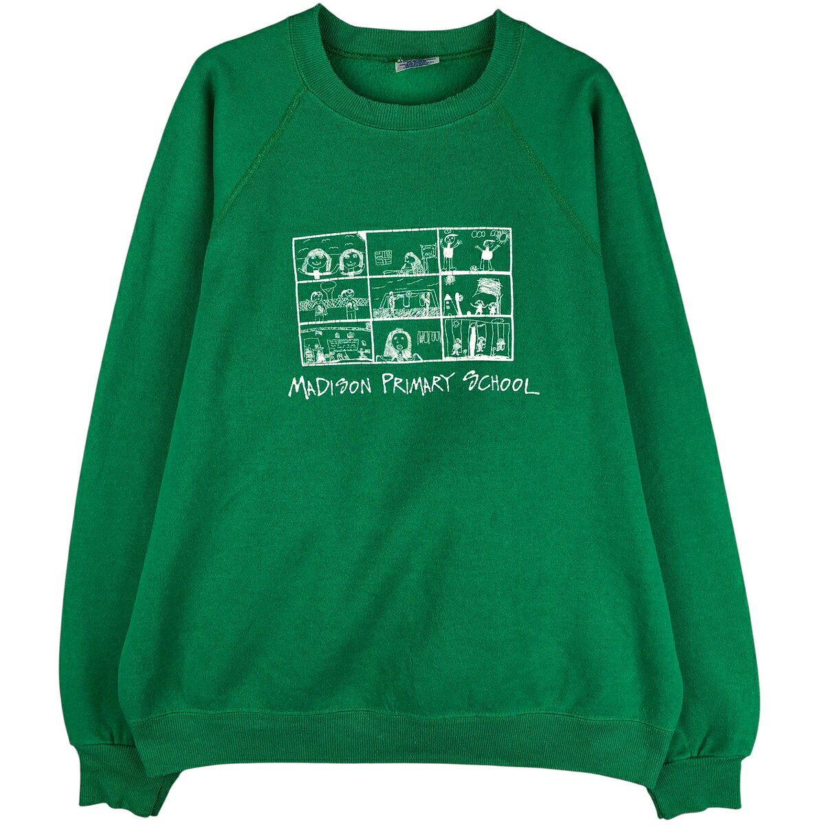 古着 90'S ヘインズ Hanes ACTIVEWEAR プリントスウェットシャツ トレーナー USA製 メンズXL相当 ヴィンテージ /eaa596302    
