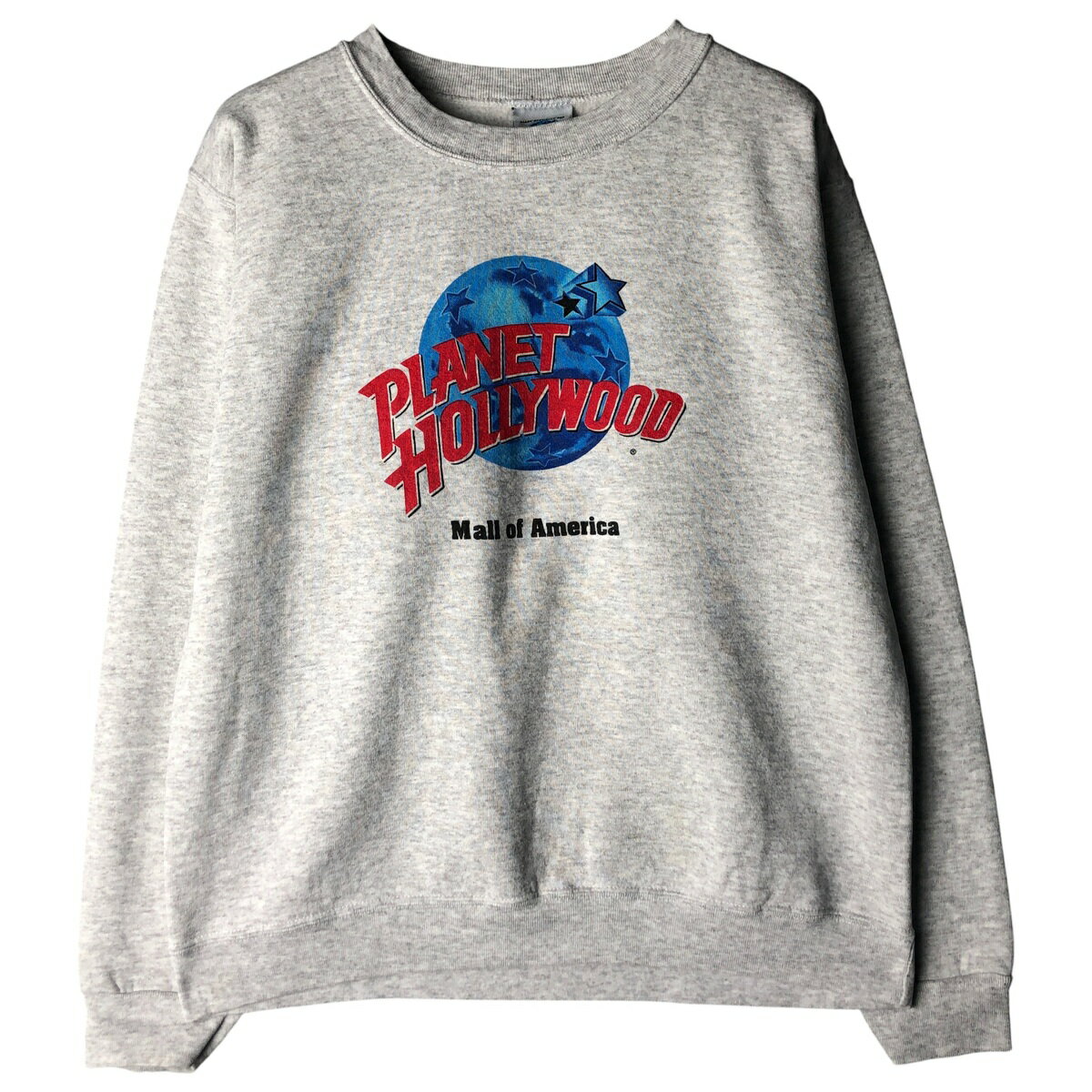 Sweat - 古着 PLANET HOLLYWOOD プラネットハリウッド アドバタイジング スウェットシャツ トレーナー USA製 メンズXL相当 /eaa596486 【中古】 【251213】 【NH-2508】 グレー系 春夏秋冬