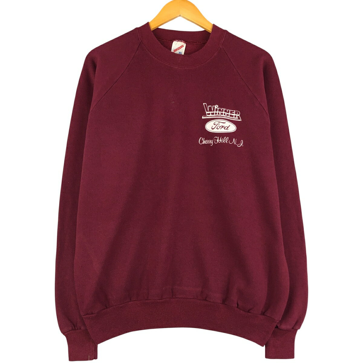 其它 - 古着 80~90'S ジャージーズ Jerzees アドバタイジング スウェットシャツ トレーナー USA製 メンズXL相当 ヴィンテージ /eaa596708 【中古】 【251203】 レッド系 春夏秋冬