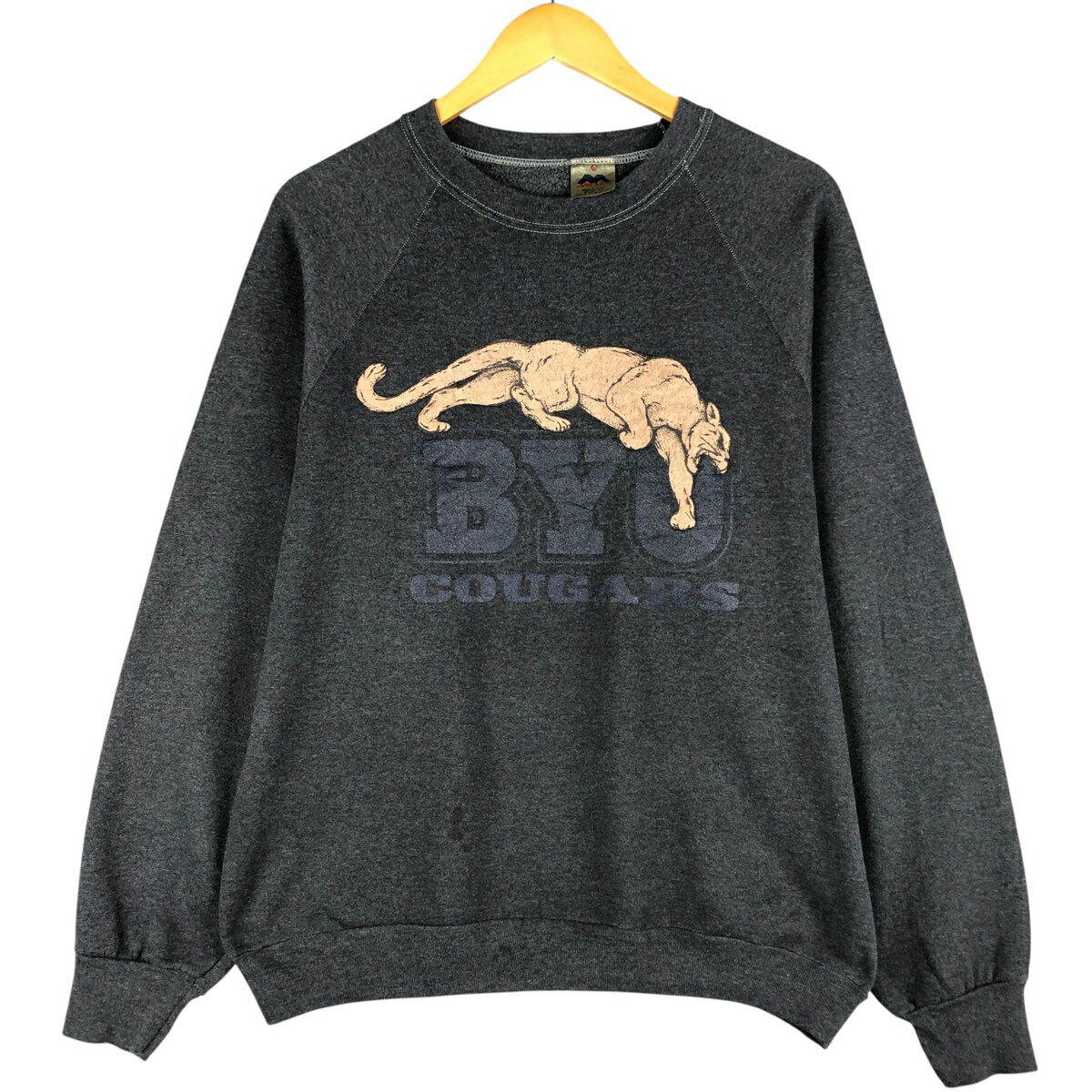 樂天商城 - 古着 90'S MILLER 虎柄 タイガー柄 スウェットシャツ トレーナー USA製 メンズXL相当 ヴィンテージ /eaa596723 【中古】 【251205】 春夏秋冬