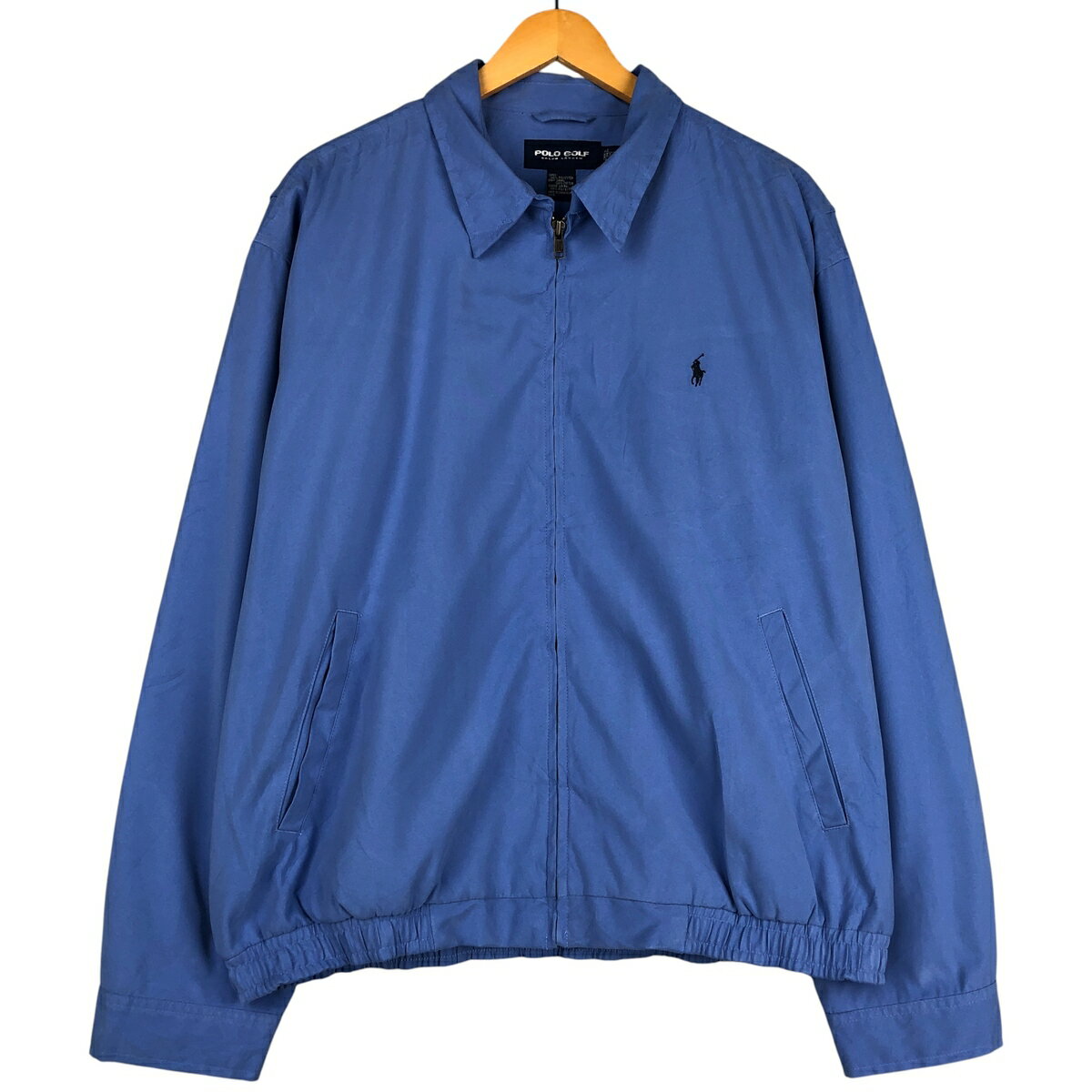 Rakuten - 古着 ラルフローレン Ralph Lauren POLO GOLF ポロゴルフ スイングトップ スポーツジャケット メンズXL相当 /eaa597136 【中古】 【251214】 【SS2603_10】 ブルー系 春秋冬