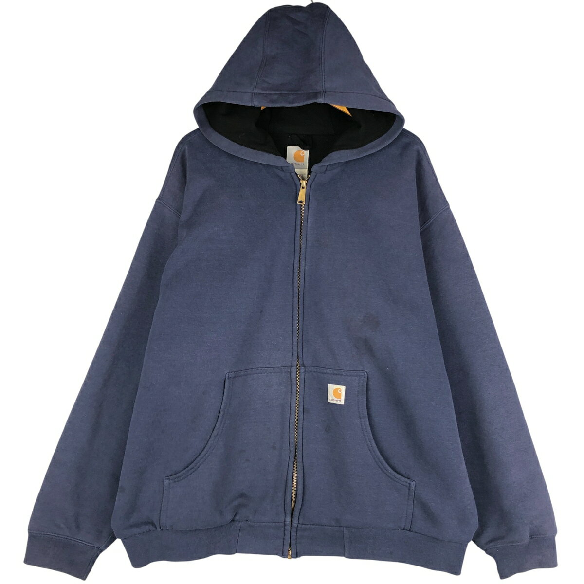 Rakuten - 古着 カーハート Carhartt スウェットフルジップパーカー メンズXXL相当 /eaa597217 【中古】 【251212】 ネイビー系 春夏秋冬