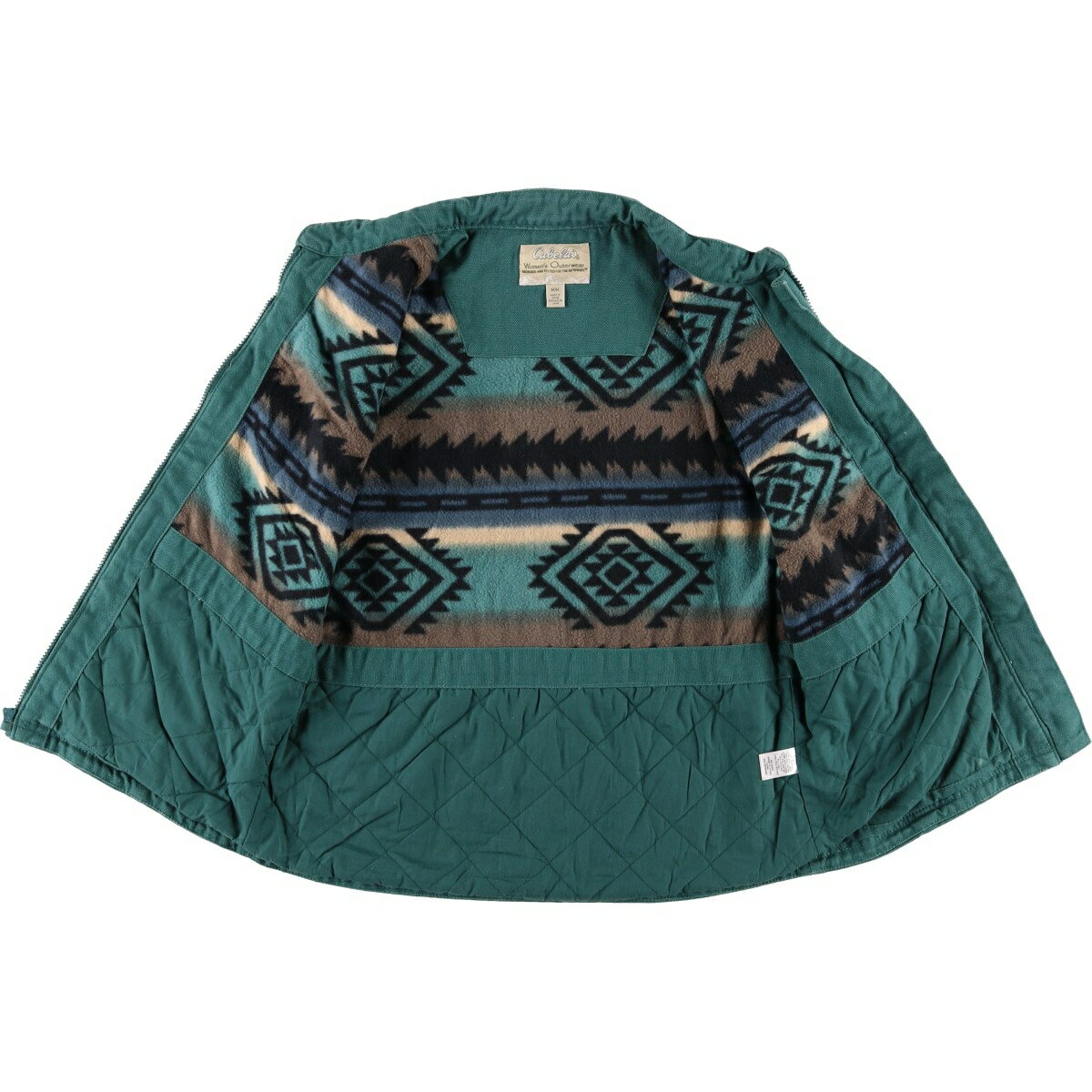 古着 カベラス Cabelas 中綿入り ダックベスト レディースM相当 /eaa597310 【中古】 【251214】 【Elulu/エルル】