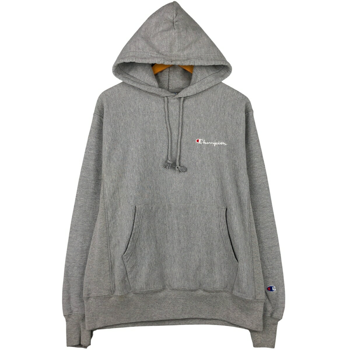 Parka - 古着 チャンピオン Champion REVERSE WEAVE リバースウィーブ スウェットプルオーバーパーカー メンズM相当 /eaa597440 【中古】 【251213】 グレー系 春夏秋冬