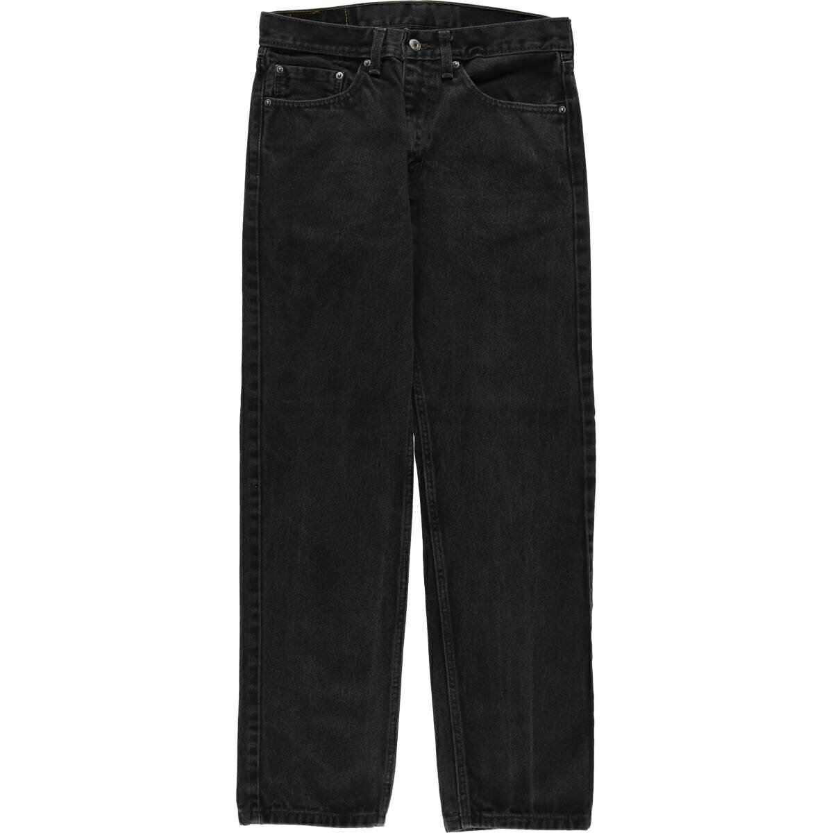 古着 リーバイス Levi's 505 ブラックデニム テーパードデニムパンツ メンズw33相当 /eaa597533 【中古】 【251212】 ブラック系 春夏秋冬