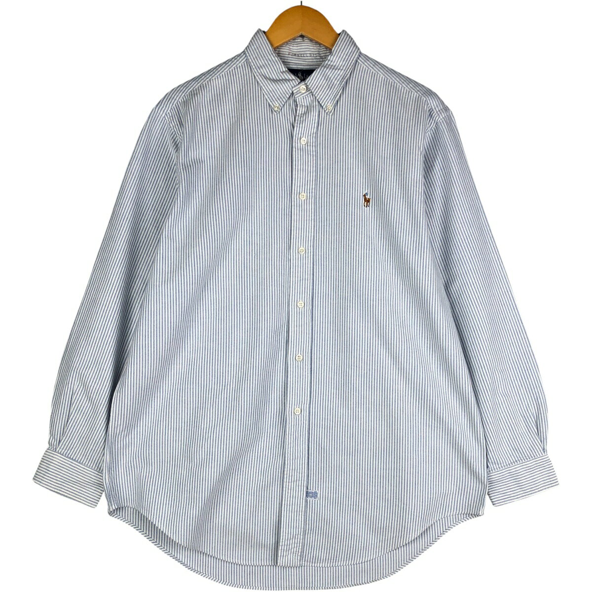 樂天商城 - 古着 ラルフローレン Ralph Lauren 長袖 ボタンダウンストライプシャツ メンズL相当 /eaa597745 【中古】 【251211】 【SS2606_10】