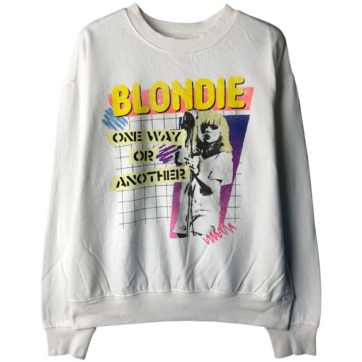 古着 BLONDIE プリント バンド スウェットシャツ トレーナー メンズL相当 ヴィンテージ /eaa597792 【中古】 【251220】 【NH-2508】