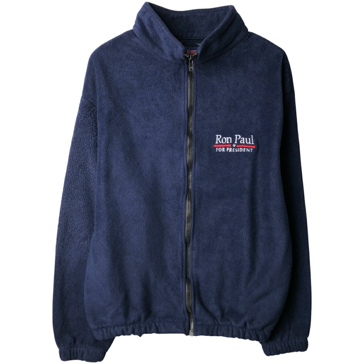 樂天商城 - 古着 ASW JACKETS フリースジャケット USA製 メンズM相当 /eaa597846 【中古】 【251212】 【NH-2508】 【SS2603_10】 ネイビー系 春秋冬