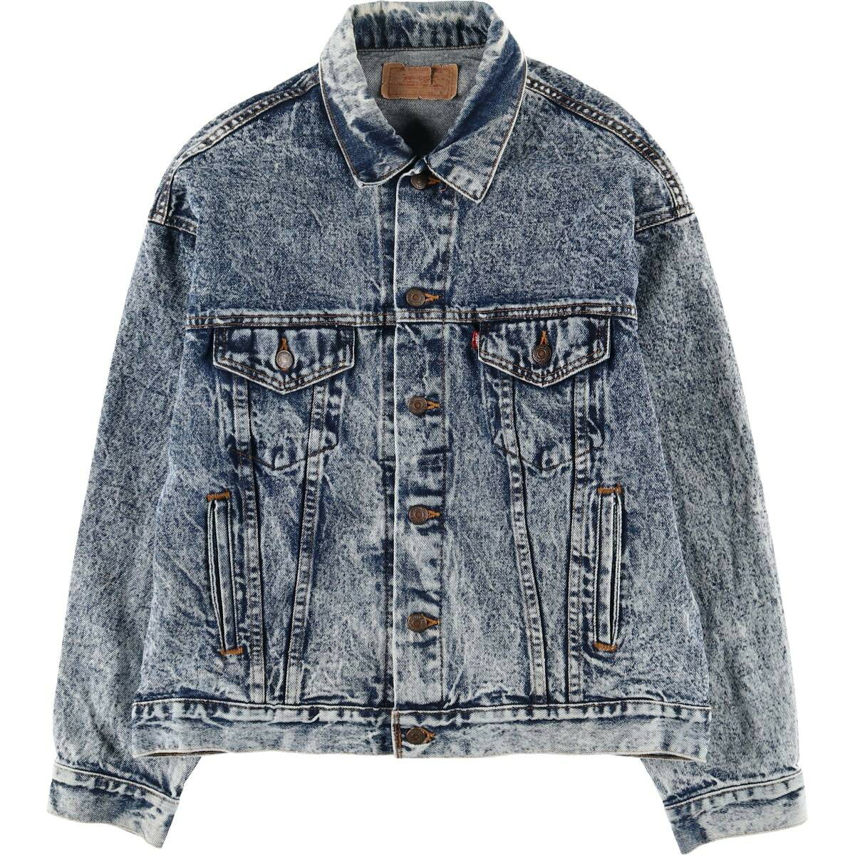 古着 リーバイス Levi's 70507-0227 ケミカルウォッシュ デニムジャケット Gジャン USA製 メンズL相当 /eaa597874 【中古】 【251212】 【SS2603_10】
